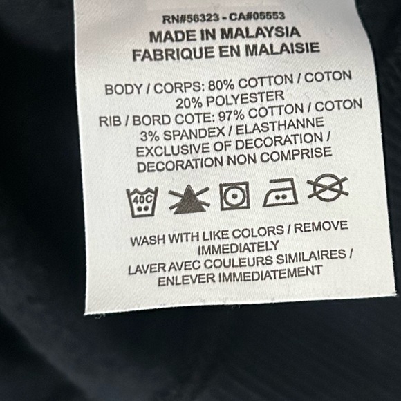 Nike Phoenix Fleece Cropped V Neck Sweatshirt Black Small Women - Picture 5 of 8